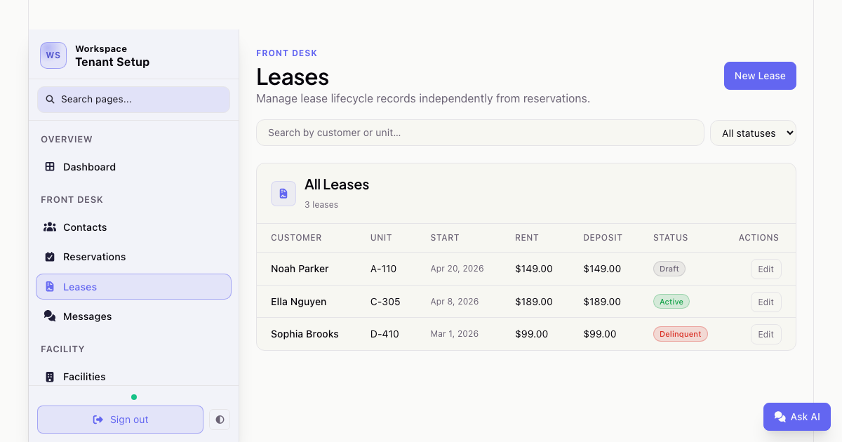 Lease Management